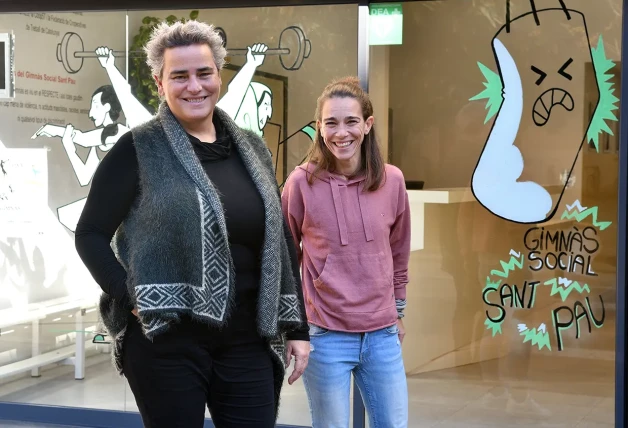 La directora del centro, Lara Cáceres, y la directora estratégica, Marta Heras.