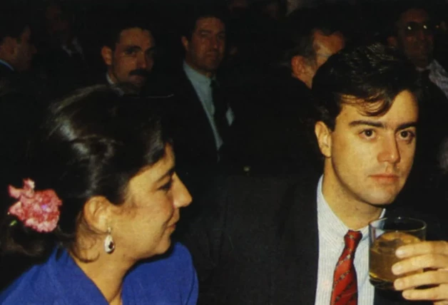 Belén Ordoñez junto a su segundo marido, el torero José Luis Cobo Terán.