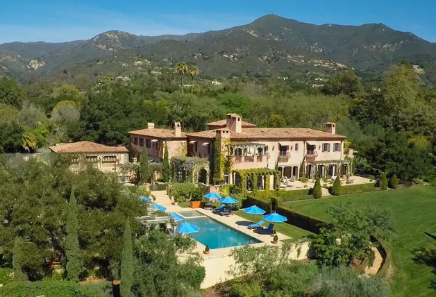 Mansión de Harry y Meghan en Montecito.