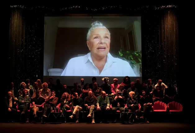 Lola Herrera en la presentación de la temporada de teatro 2023-2024