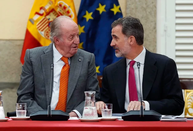 Juan Carlos y Felipe.