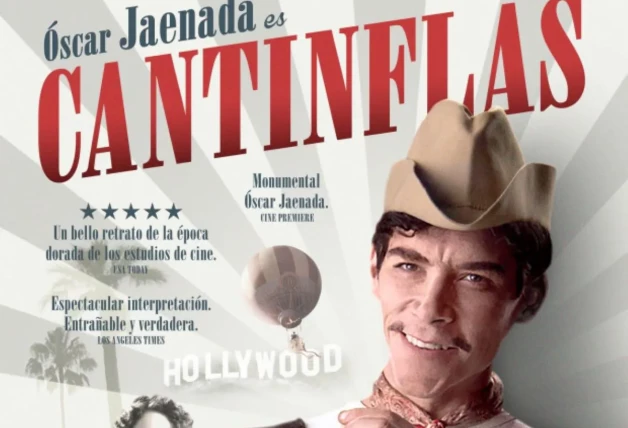 Óscar Jaenada dio vida a 'Cantinflas' en el cine.