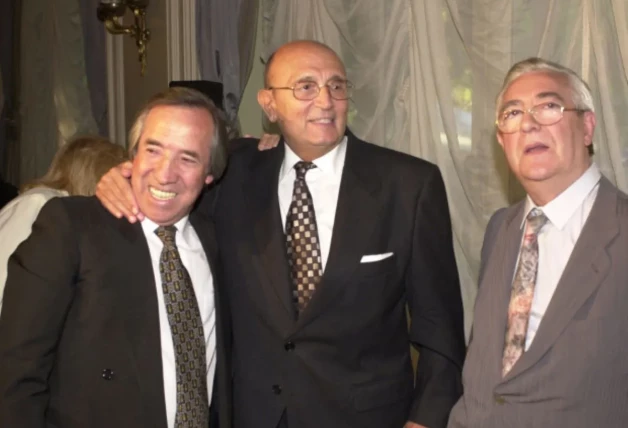 El Fary, José Luis Cantero, con Tony Leblanc y el humorista José Luis Coll.