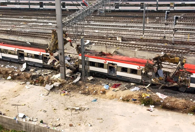 Tren que explotó el 11M.