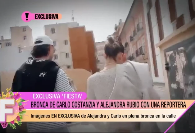 Alejandra Rubio y Carlo Costanzia estallan contra la prensa.