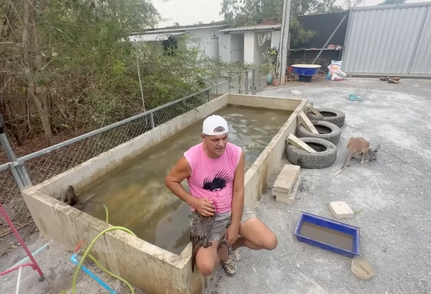 Frank Cuesta en su santuario.