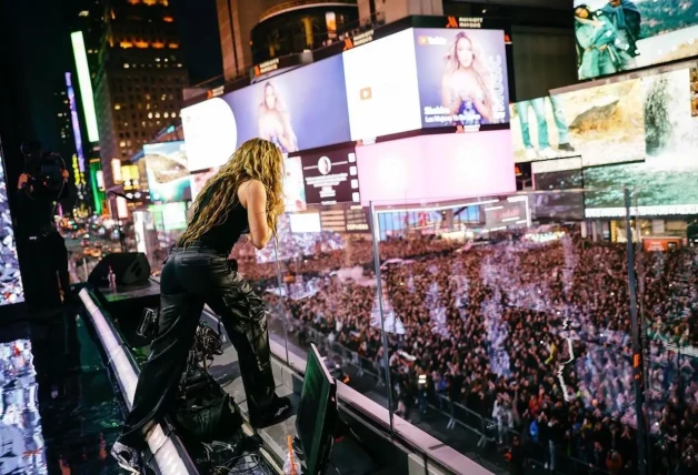 Shakira concierto en Times Square2