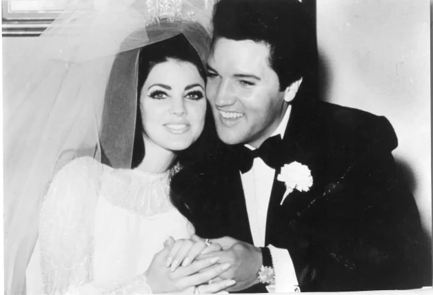 El día de su boda, el 1 de mayo de 1967.