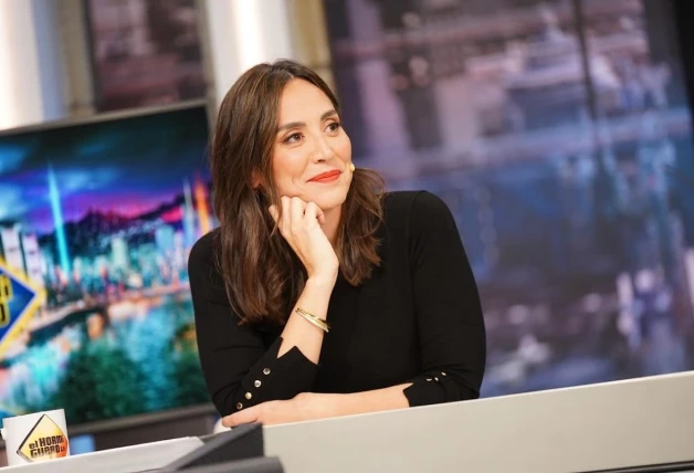 Tamara Falcó durante la tertulia del jueves 4 de abril en el Hormiguero