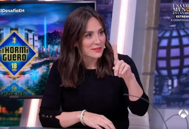 Tamara Falcó durante la tertulia de 'El Hormiguero'