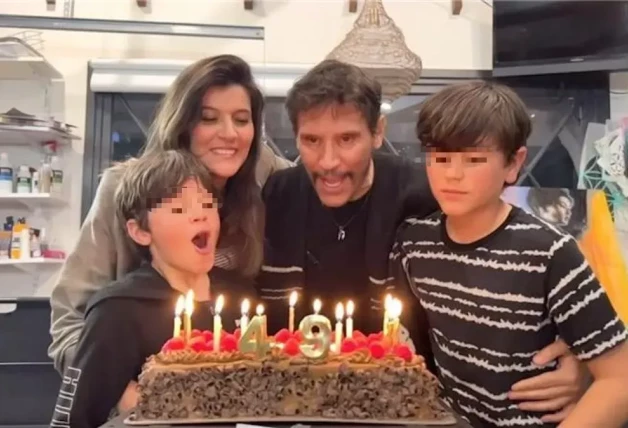 Sergio celebrando recientemente su cumple