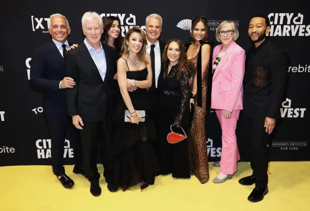 Alejandra Gere y su marido Richard Gere en una gala benéfica.