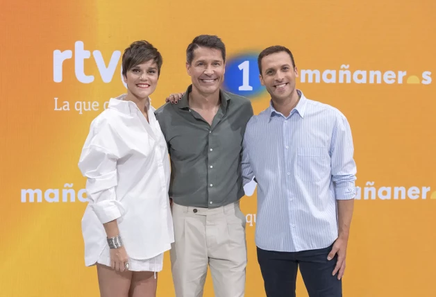 Jaime Cantizano posando en el photocall de 'Mañaneros'.