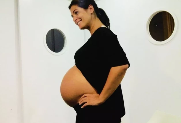 Nuria Roca  embarazada