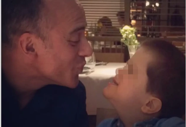JAVIER GUTIERREZ CON SU HIJO MATEO