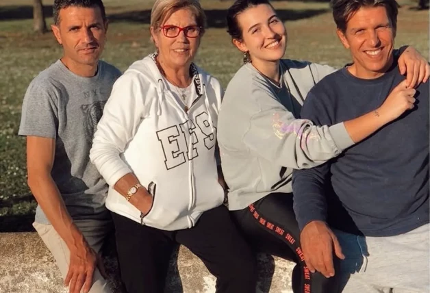 Cordobes con su madre y su hija