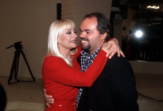 Raffaella Carrà.con Sergio Capino