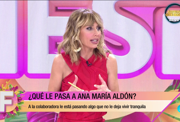 Emma García en el programa 'Fiesta' sobre Ana María Aldón