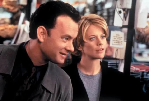 Meg Ryan cn Tom Hanks en Tienes un email