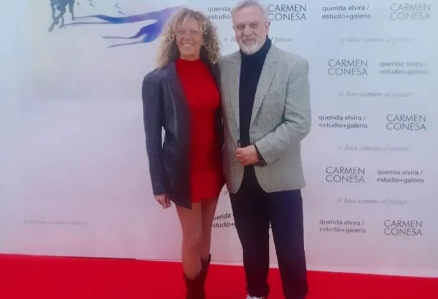Carmen Conesa con Enrique del Pozo