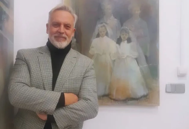 Enrique del Pozo en exposicion Carmen Conesa