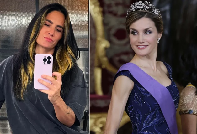 Reina Letizia y Natalia Belda