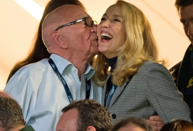RUPERT MURDOCH Y jerry hall