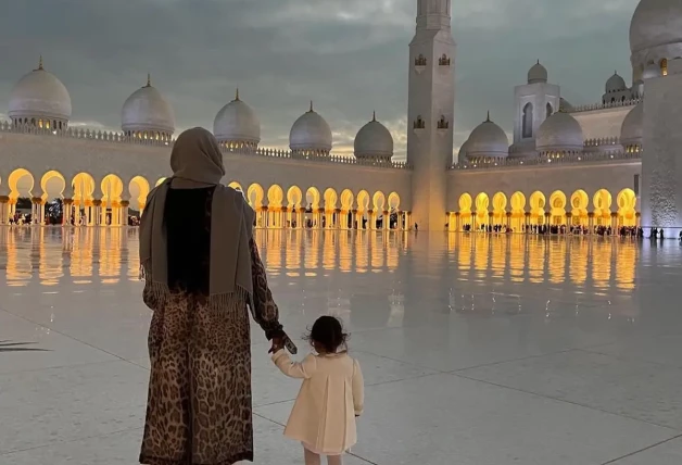 NAOMI CAMPBELL EN ABU DABI hija