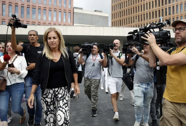 Arantxa Sánchez Vicario, en los juzgados de Barcelona.