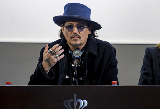 Johnny Depp en el Festival de cine de Sevilla.