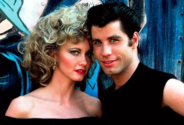 Olivia Newton-John y John Travolta en 'Grease'.
