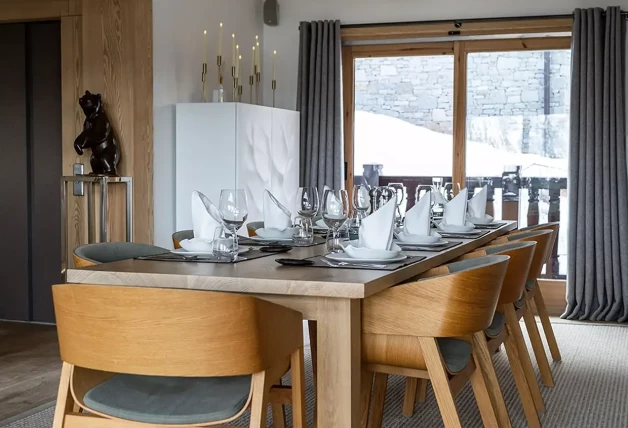 Habitaciones de la casa de los Alpes suizos donde Georgina Rodríguez se alojó con sus hijos