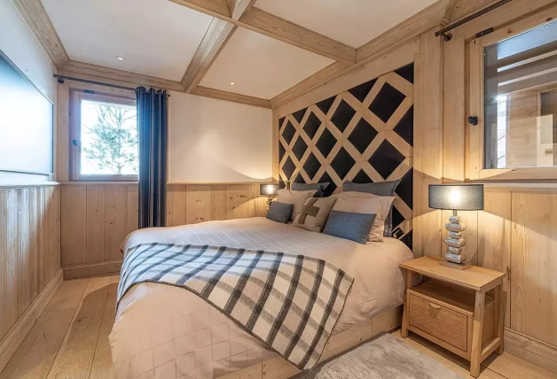 Habitaciones de la casa de los Alpes suizos donde Georgina Rodríguez se alojó con sus hijos
