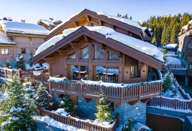 Habitaciones de la casa de los Alpes suizos donde Georgina Rodríguez se alojó con sus hijos
