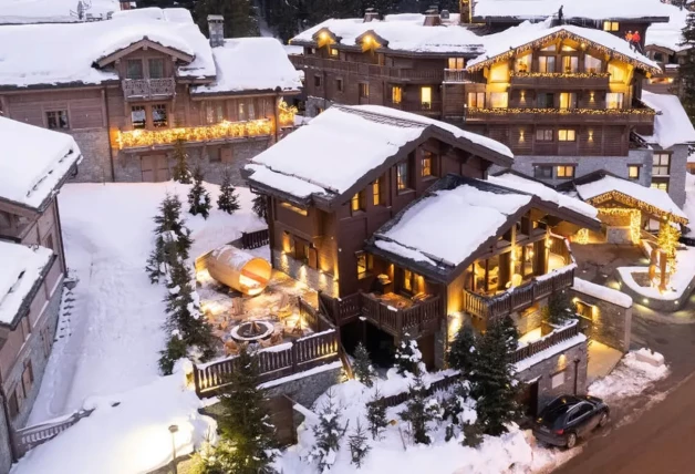 Habitaciones de la casa de los Alpes suizos donde Georgina Rodríguez se alojó con sus hijos