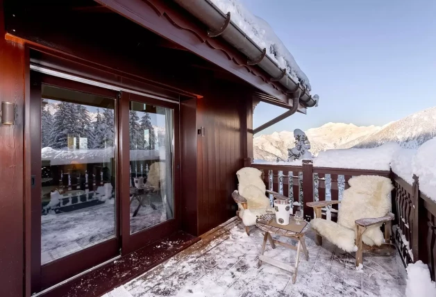 Habitaciones de la casa de los Alpes suizos donde Georgina Rodríguez se alojó con sus hijos