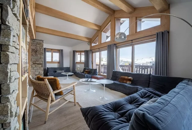 Habitaciones de la casa de los Alpes suizos donde Georgina Rodríguez se alojó con sus hijos