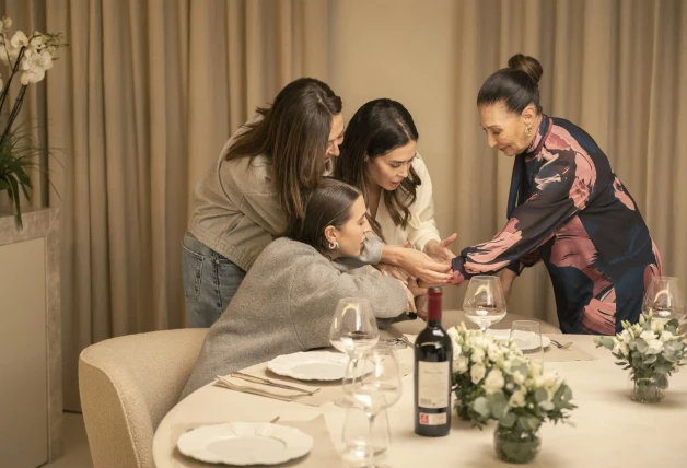 Las mujeres Berrocal durante el rodaje del docu-reality