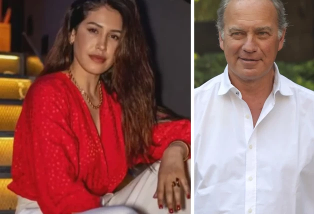 Gabriela Guillén en un montaje con Bertín Osborne