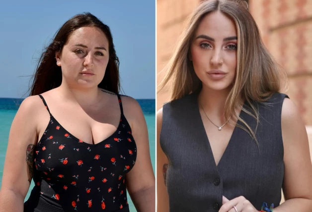 Rocío Flores antes y ahora.