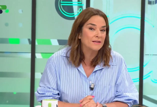 Toñi Moreno en su programa de Canal Sur 'Hoy en día'.