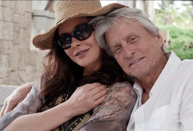 Catherine Zeta-Jones y Michael Douglas
