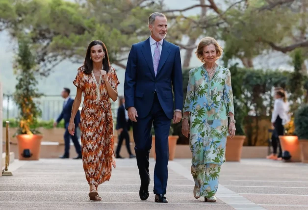 Letizia, Felipe y Sofía