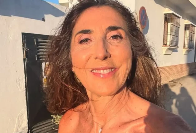 Paz Padilla en una imagen de redes en Cádiz
