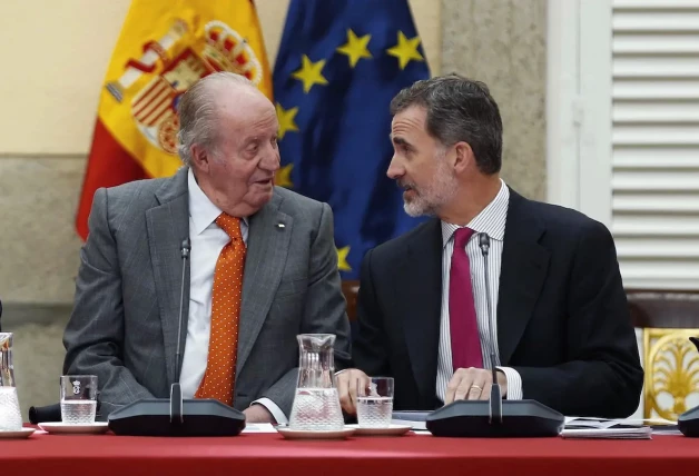 Juan Carlos I y Felipe VI