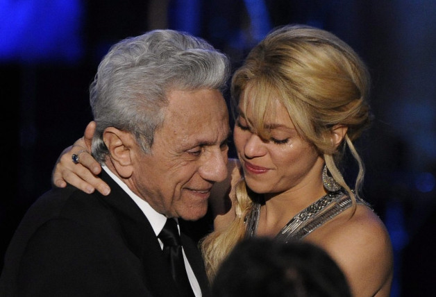 Shakira con su padre