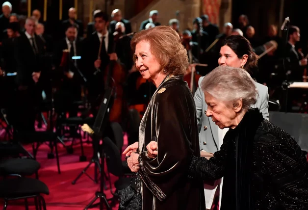 La Reina Sofía y su hermana Irene de Grecia