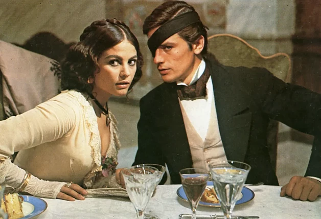 Claudia Cardinale junto a Alain Delon en 'El Gatopardo'.