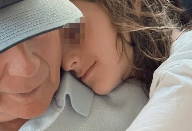 Bruce Willis con su hija menor