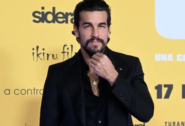 Mario Casas durante el estreno de 'La Cena', la nueva película que protagoniza, a 13 de octubre de 2025, en Madrid (España)